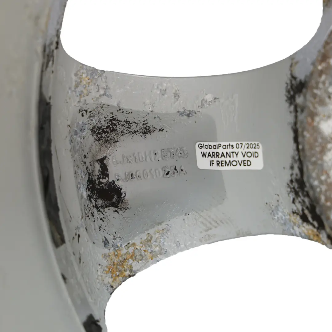 Skoda Fabia 5J Wheel Rim Alloy Silver 5 Spoke 15" ET:43 6J - SKU 5J0601025A-1 - Part number 5J0601025A