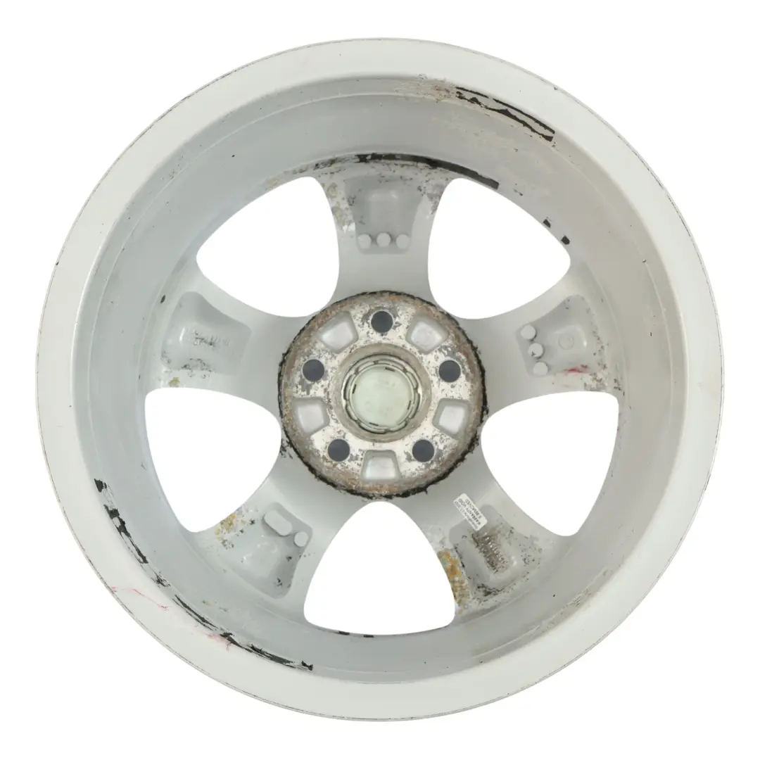 Skoda Fabia 5J Cerchio In Lega Argento A 5 Razze 15" ET:43 6J - SKU 5J0601025A-2 - Numero di parte 5J0601025A
