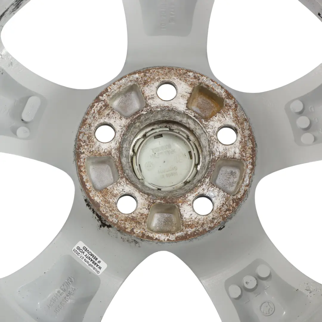 Rim Alloy Silver 5 Spoke 15" ET:43 6J to Skoda Fabia 5J Wheel with Part number 5J0601025A Skoda Fabia 5J Wheel Rim Alloy Silver 5 Spoke 15" ET:43 6J - SKU 5J0601025A-3 - Part number 5J0601025A