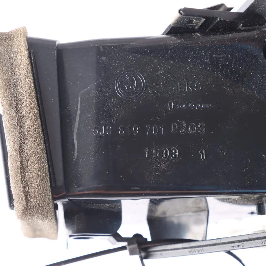 Front Left N/S Air Vents Dashboard Panel to Skoda Fabia 5J with Part number 5J0819701D Skoda Fabia 5J Front Left N/S Air Vents Dashboard Panel - SKU 5J0819701D - Part number 5J0819701D