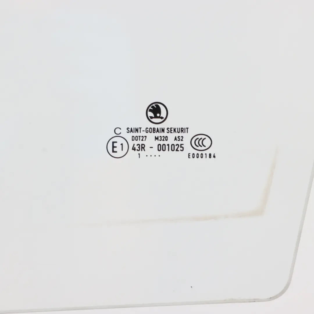 Skoda Fabia 5J Vetro Finestrino Laterale Porta AS2 Anteriore Sinistro - SKU 5J0845021F - Numero di parte 5J0845021F
