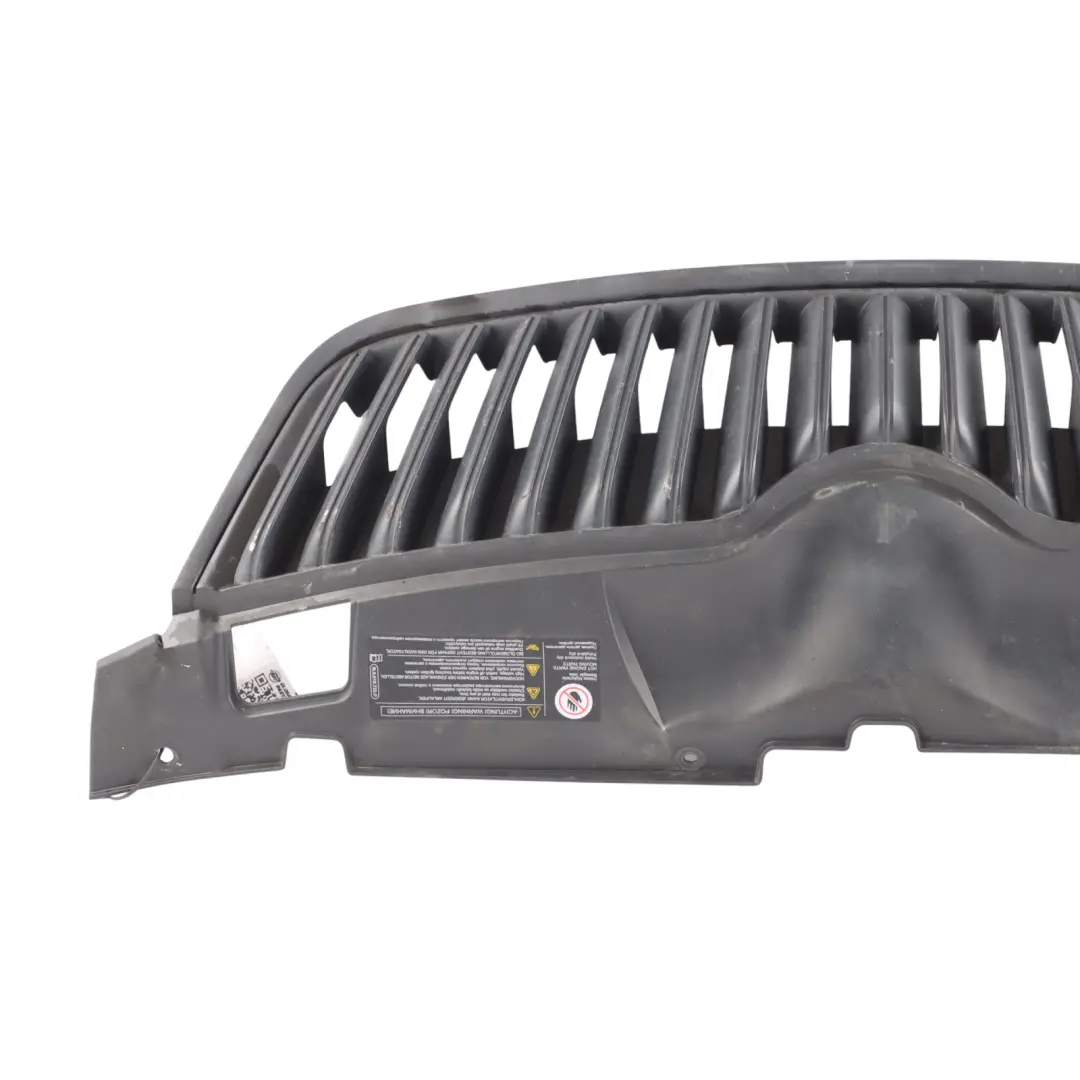 Skoda Fabia 5J Front Bumper Grille Trim Panel Cover Black - SKU 5J0853668B - Part number 5J0853668B
