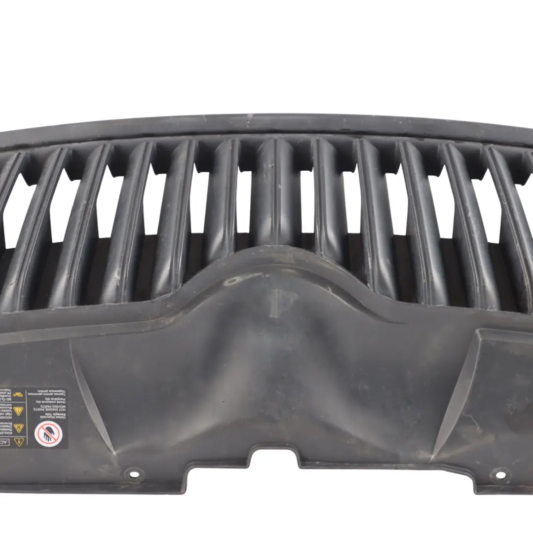 Skoda Fabia 5J Front Bumper Grille Trim Panel Cover Black - SKU 5J0853668B - Part number 5J0853668B