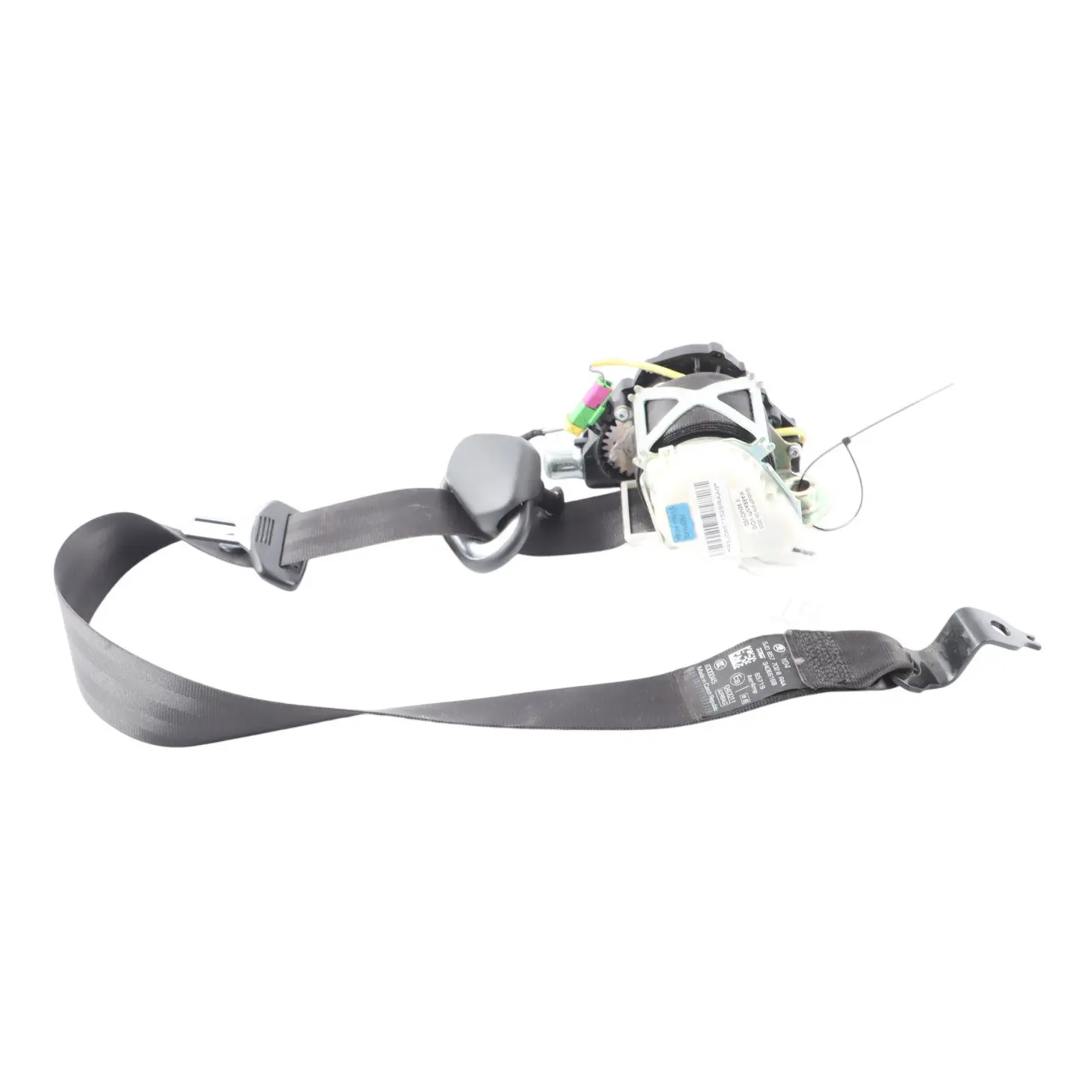 Skoda Fabia 5J Seat Belt Front Right O/S Safety Belt Black 5J0857702B