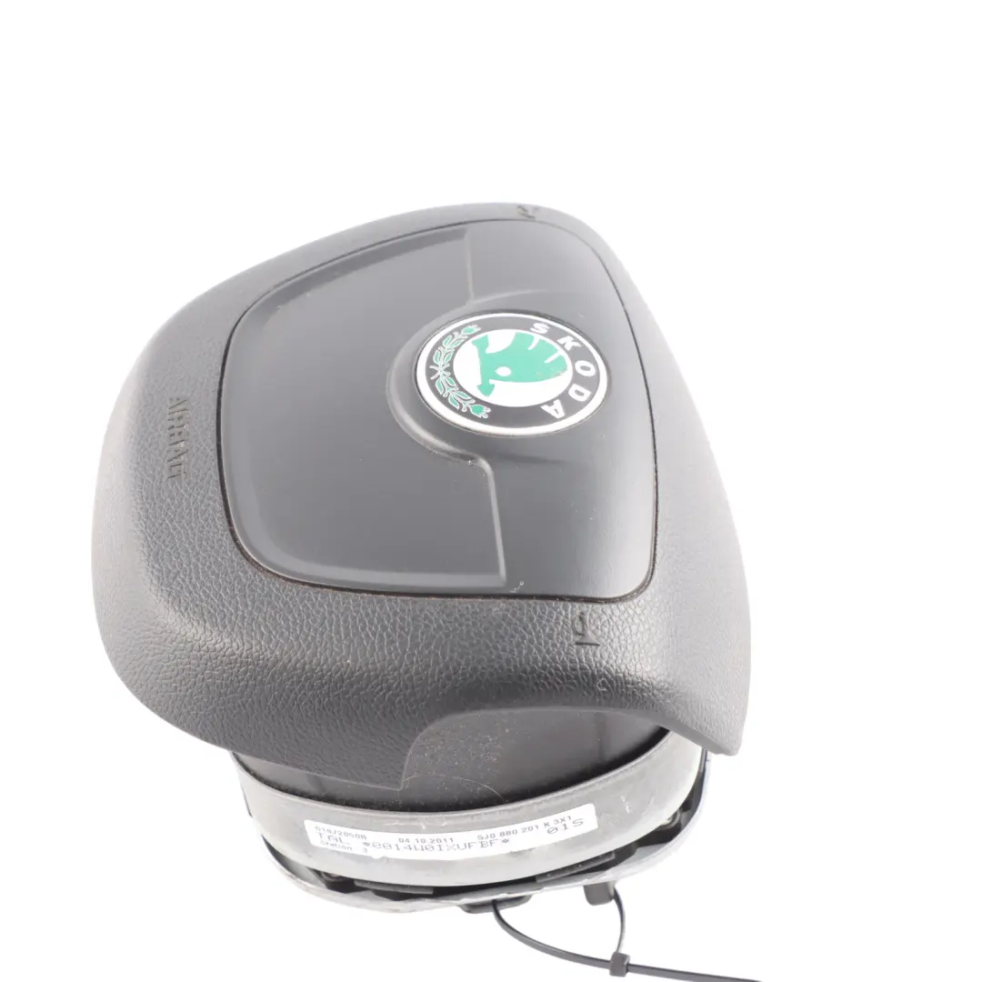 Mk2 II 5J Octavia Mk2 II Steering Wheel Air Module to Skoda Fabia with Part number 5J0880201K Skoda Fabia Mk2 II 5J Octavia Mk2 II Steering Wheel Air Module - SKU 5J0880201K - Part number 5J0880201K