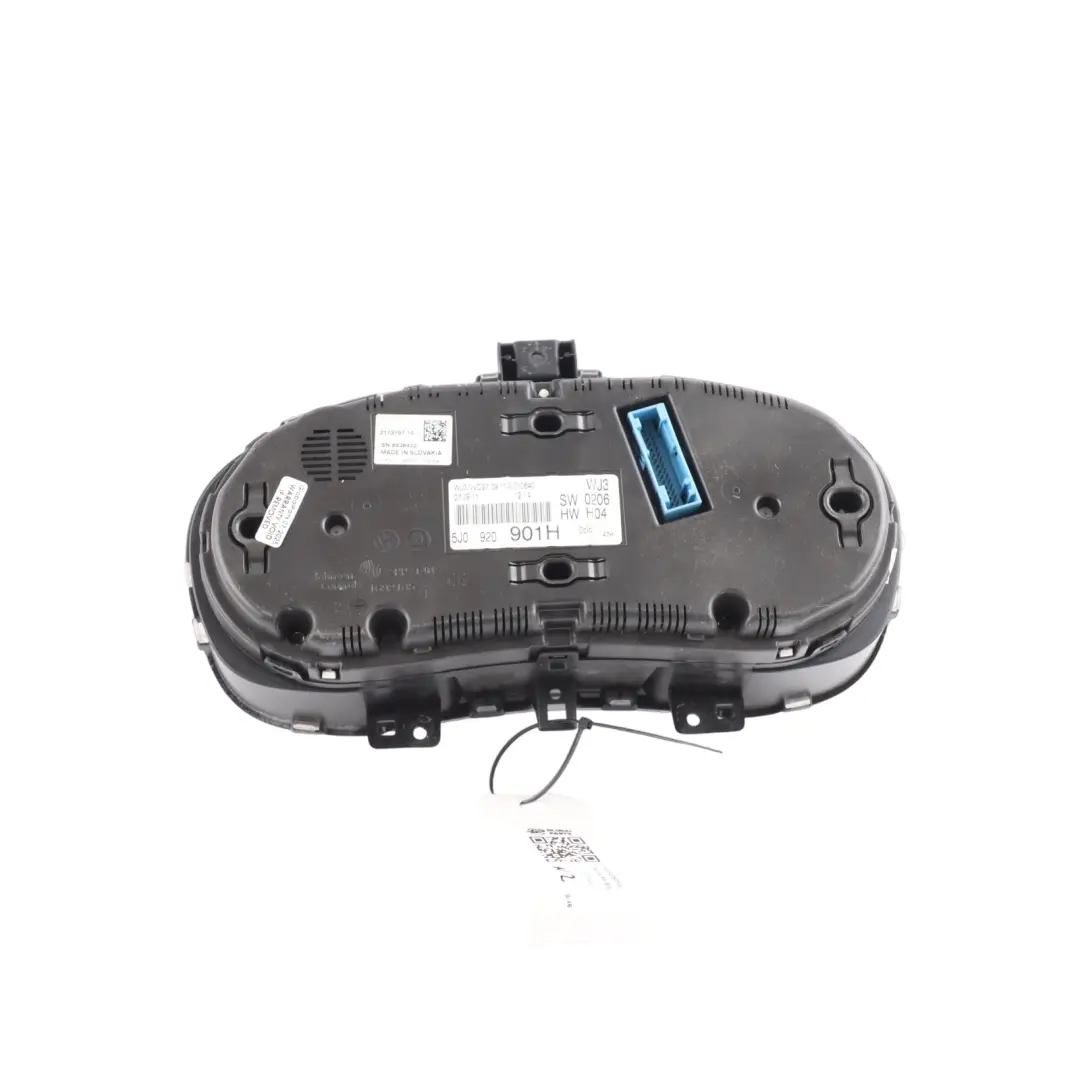 Mk2 5J Instrument Cluster Speedometer Speedo 1.2 Petrol Manual Gear to Skoda Fabia with Part number 5J0920901H Skoda Fabia Mk2 5J Instrument Cluster Speedometer Speedo 1.2 Petrol Manual Gear - SKU 5J0920901H - Part number 5J0920901H