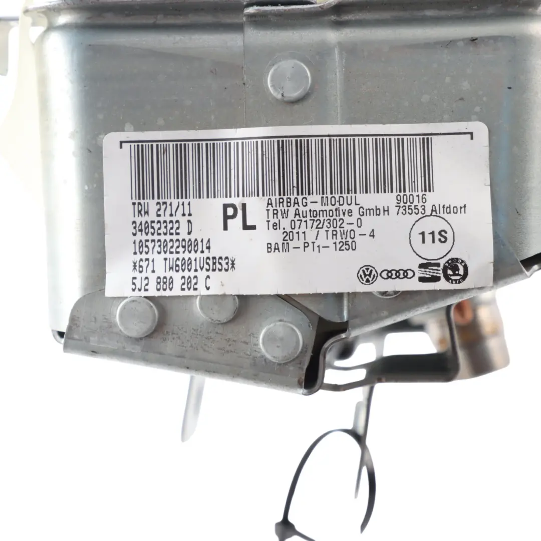 Front Dashboard Air Module Passenger Side to Skoda Fabia 5J with Part number 5J2880202C Skoda Fabia 5J Front Dashboard Air Module Passenger Side - SKU RHD-5J2880202C - Part number 5J2880202C