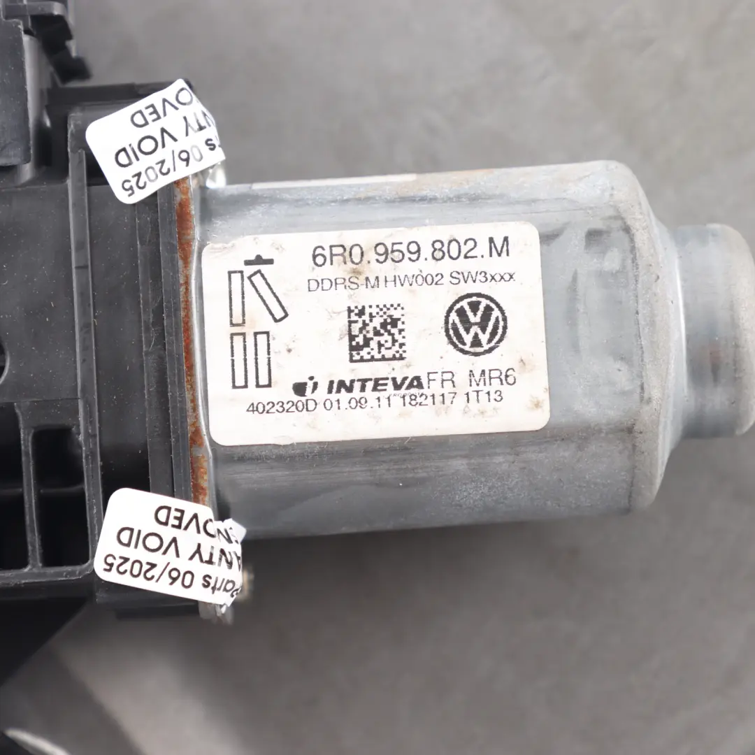 Skoda Fabia 5J Motore Regolatore Alzacristalli Anteriore Destro - SKU 5J4837462 - Numero di parte 5J4837462