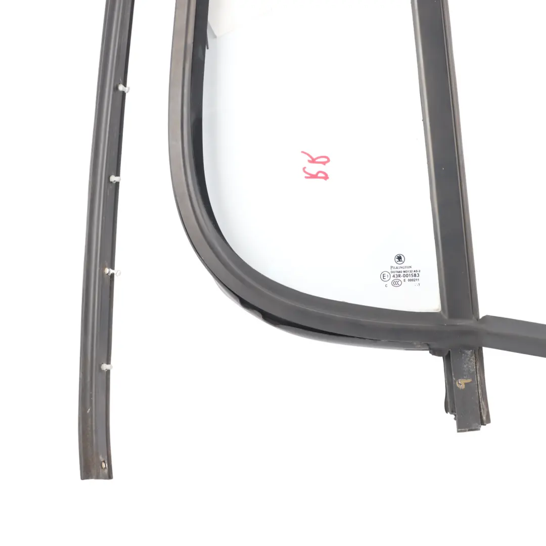 Window Guide Seal Gasket Right O/S Rear Door AS2 to Skoda Fabia 5J with Part number 5J6845210 Skoda Fabia 5J Window Guide Seal Gasket Right O/S Rear Door AS2 - SKU 5J6845210 - Part number 5J6845210