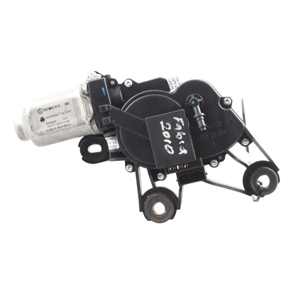 Window Wiper Motor Regulator Actuator Rear to Skoda Fabia 5J with Part number 5J7955711A Skoda Fabia 5J Window Wiper Motor Regulator Actuator Rear - SKU 5J7955711A - Part number 5J7955711A
