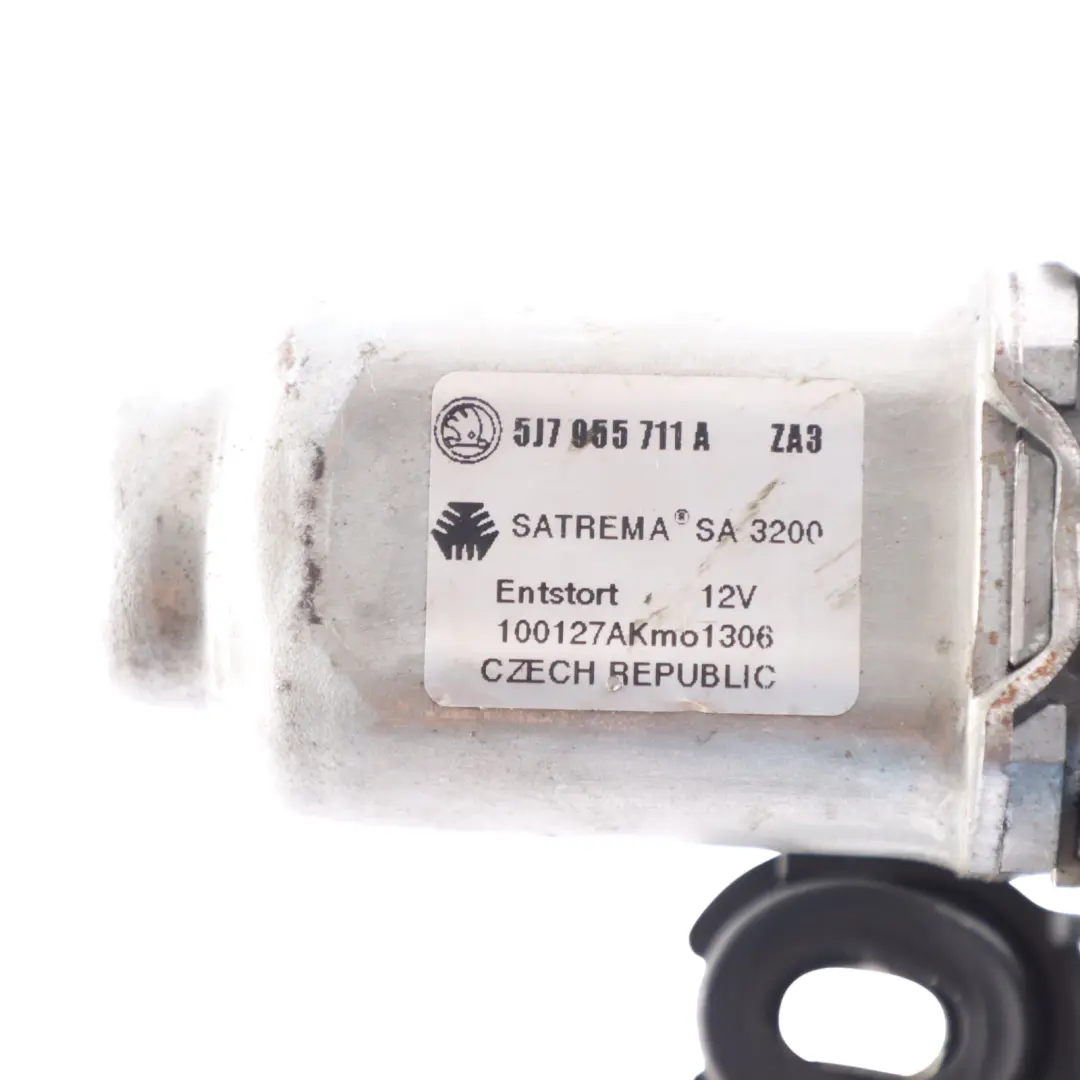Skoda Fabia 5J Limpiaparabrisas Motor Regulador Actuador Trasero - SKU 5J7955711A - Número de pieza 5J7955711A
