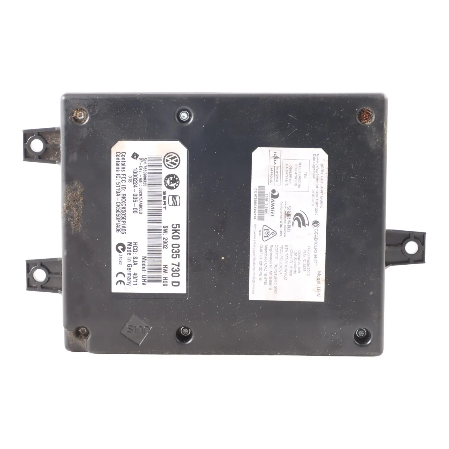VW Volkswagen Golf 6 Bluetooth Interface Control Module Unit ECU 5K0035730D