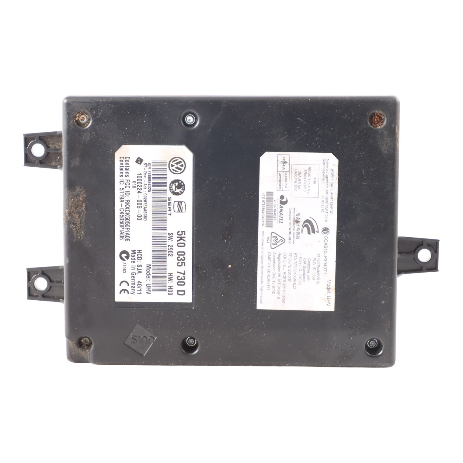 VW Volkswagen Golf VI 6 Bluetooth Interface Control Module Unit ECU ...