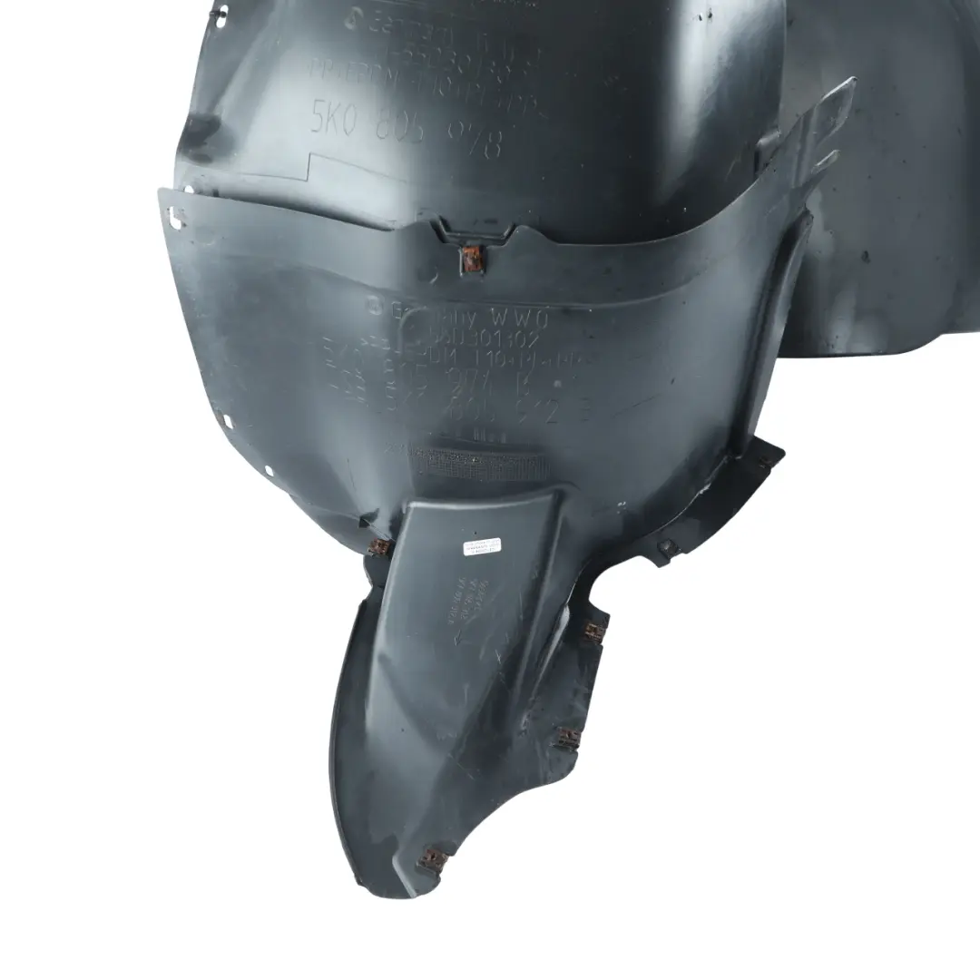 Mk6 VI Wheel Arch Liner Splash Guard Front Right O/S to Volkswagen Golf with Part number 5K0805912B Volkswagen Golf Mk6 VI Wheel Arch Liner Splash Guard Front Right O/S - SKU 5K0805912B - Part number 5K0805912B