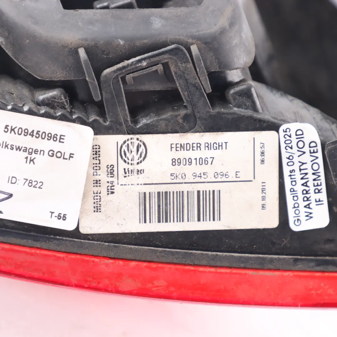 Volkswagen Golf VI MK6 Feu Arrière Extérieur Droit - SKU 5K0945096E - Numéro de pièce 5K0945096E