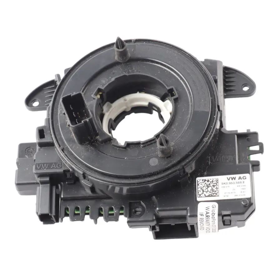 Mk6 Steering Wheel Spring Slip Ring to Seat Altea Volkswagen Golf with Part number 5K0953569E Seat Altea Volkswagen Golf Mk6 Steering Wheel Spring Slip Ring - SKU 5K0953569E - Part number 5K0953569E
