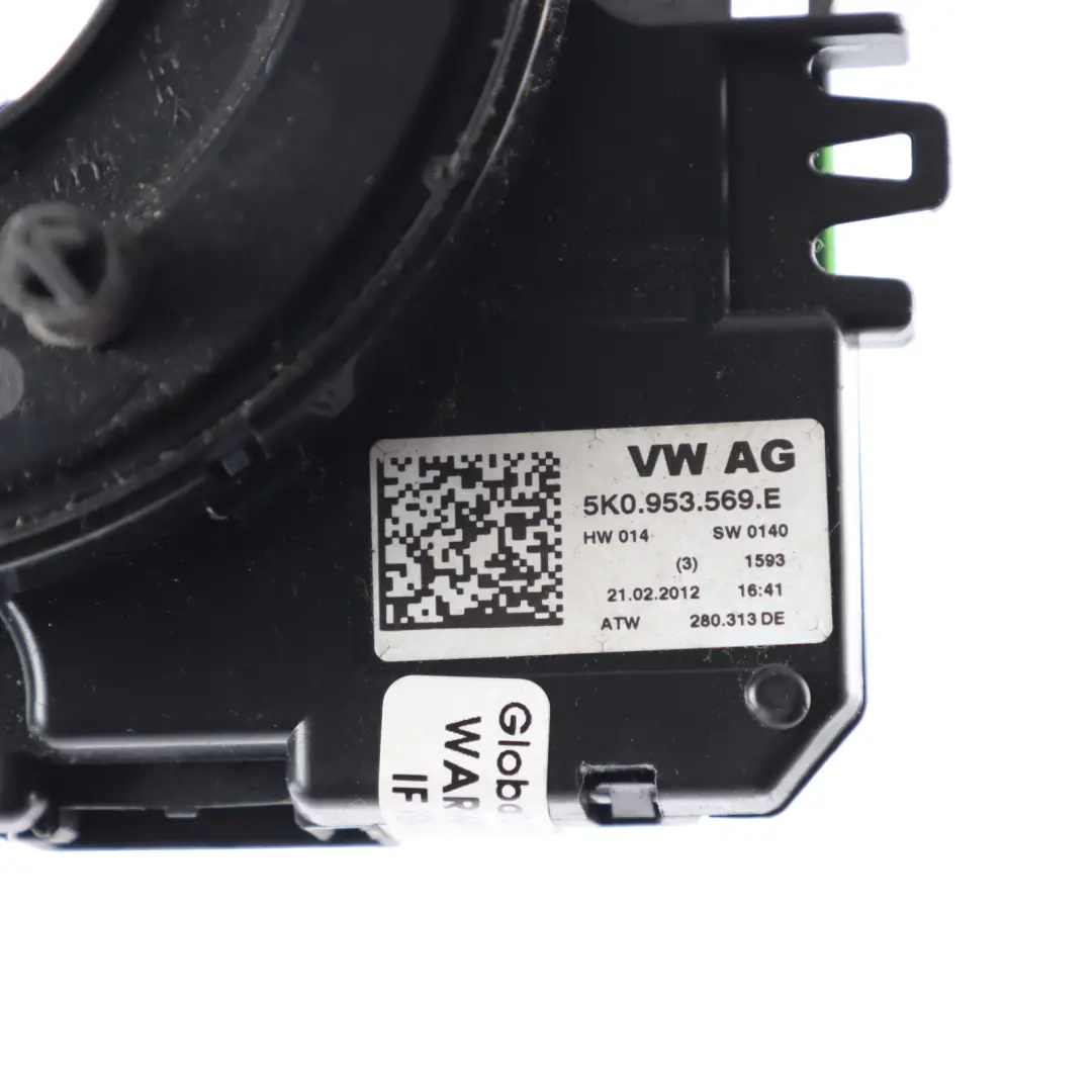 Mk6 Steering Wheel Spring Slip Ring to Seat Altea Volkswagen Golf with Part number 5K0953569E Seat Altea Volkswagen Golf Mk6 Steering Wheel Spring Slip Ring - SKU 5K0953569E - Part number 5K0953569E
