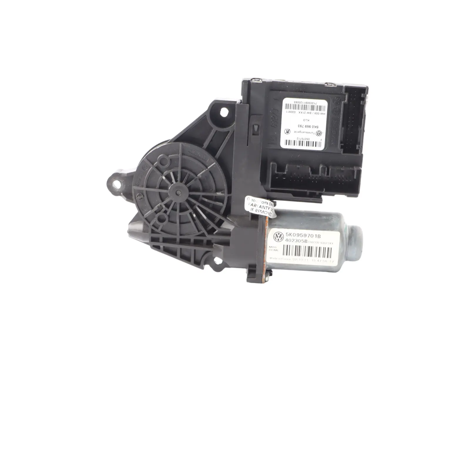 Volkswagen Golf Mk6 VI Window Lifter Motor Front Right O/S Regulator 5K0959701B