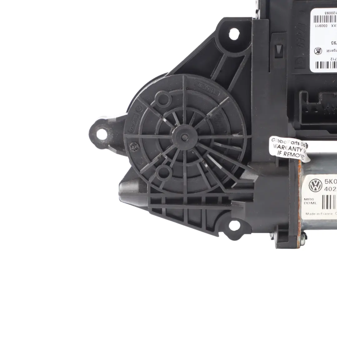 Mk6 VI Window Lifter Motor Front Right O/S Regulator to Volkswagen Golf with Part number 5K0959701B Volkswagen Golf Mk6 VI Window Lifter Motor Front Right O/S Regulator - SKU 5K0959701B - Part number 5K0959701B