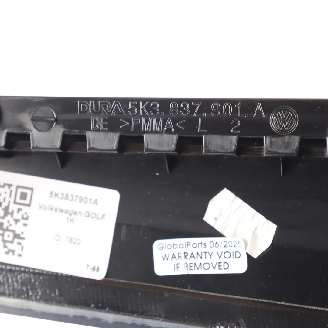 Mk6 VI Osłona Słupka B Drzwi Lewy Przedni Tylny do Volkswagen Golf o numerze 5K3837901A Volkswagen Golf Mk6 VI Osłona Słupka B Drzwi Lewy Przedni Tylny - SKU 5K3837901A - Numer Części 5K3837901A