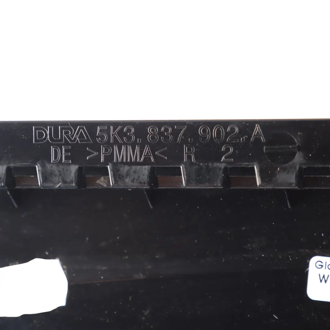 Mk6 VI Front Rear Right O/S Door B Pillar Trim Cover to Volkswagen Golf with Part number 5K3837902A Volkswagen Golf Mk6 VI Front Rear Right O/S Door B Pillar Trim Cover - SKU 5K3837902A - Part number 5K3837902A