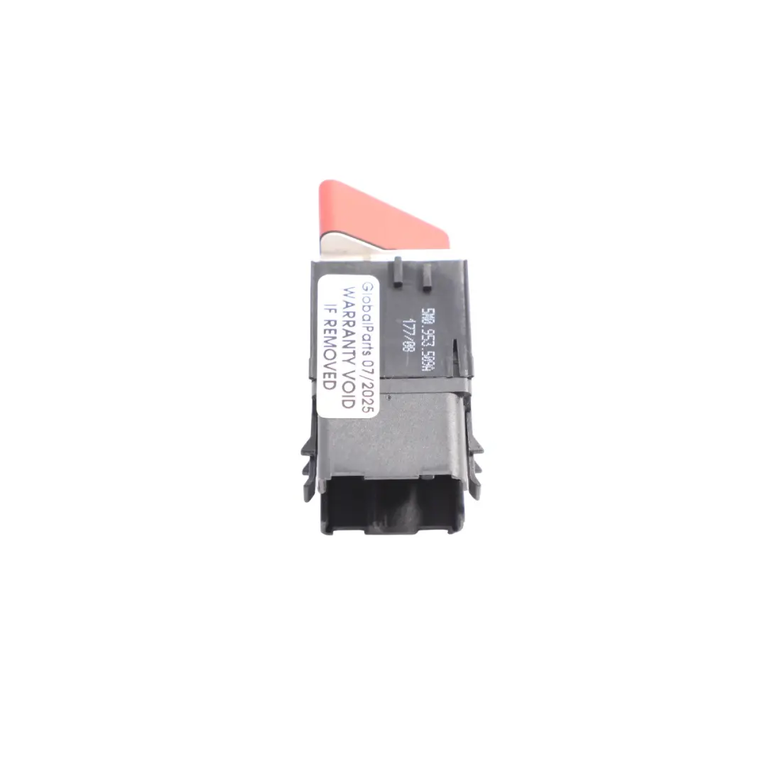 Hazard Warning Light Switch Button to Volkswagen Tiguan 5N Golf Plus with Part number 5M0953509A Volkswagen Tiguan 5N Golf Plus Hazard Warning Light Switch Button - SKU 5M0953509A - Part number 5M0953509A