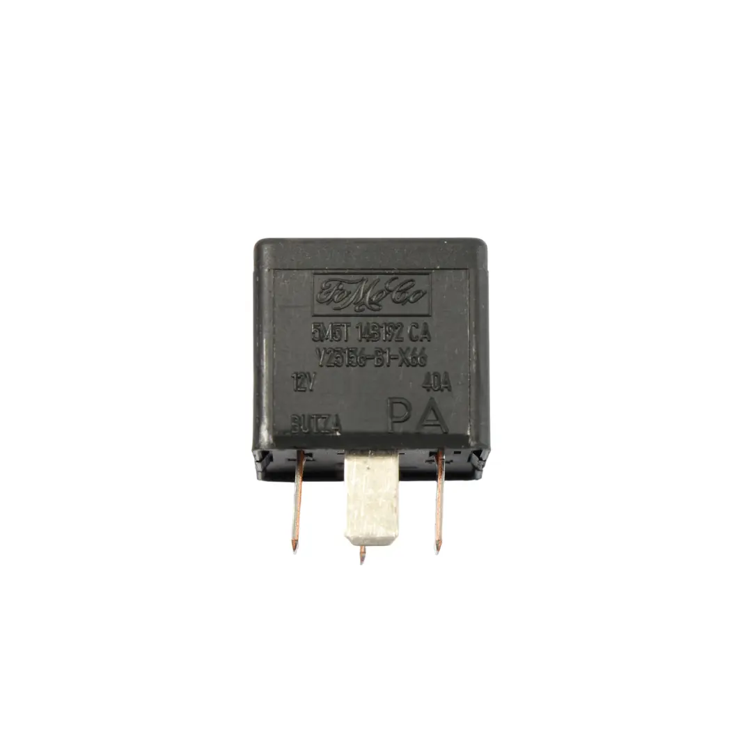 Ford Transit Custom Relé 4-Pin Negro 12V 40A FOMOCO SET - SKU 5M5T14B192CA - Número de pieza 5M5T14B192CA