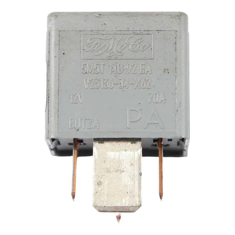 Ford Transit Custom Relay 4-Pin Black 12V 40A FOMOCO - SKU 5M5T14B192EA - Part number 5M5T14B192EA