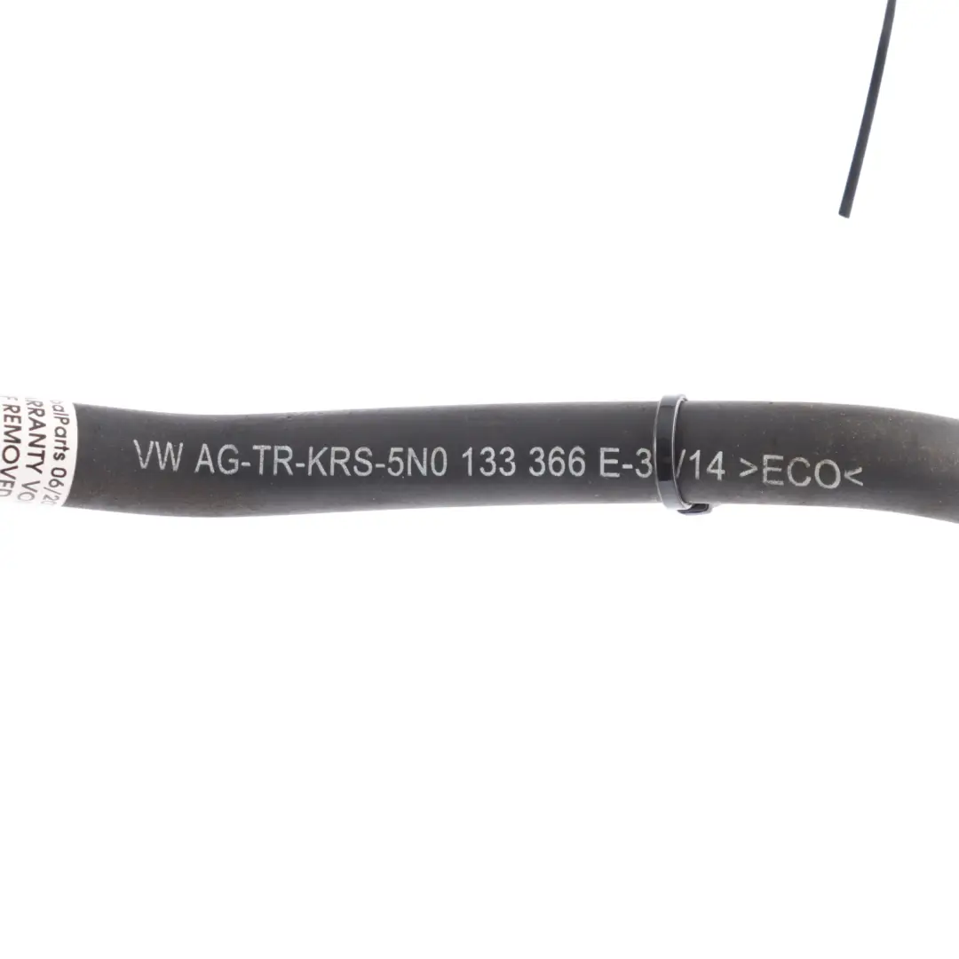 Intake Inlet Hose Line Pipe Tube to Audi Q3 8U Petrol Air with Part number 5N0133366E Audi Q3 8U Petrol Air Intake Inlet Hose Line Pipe Tube - SKU 5N0133366E - Part number 5N0133366E