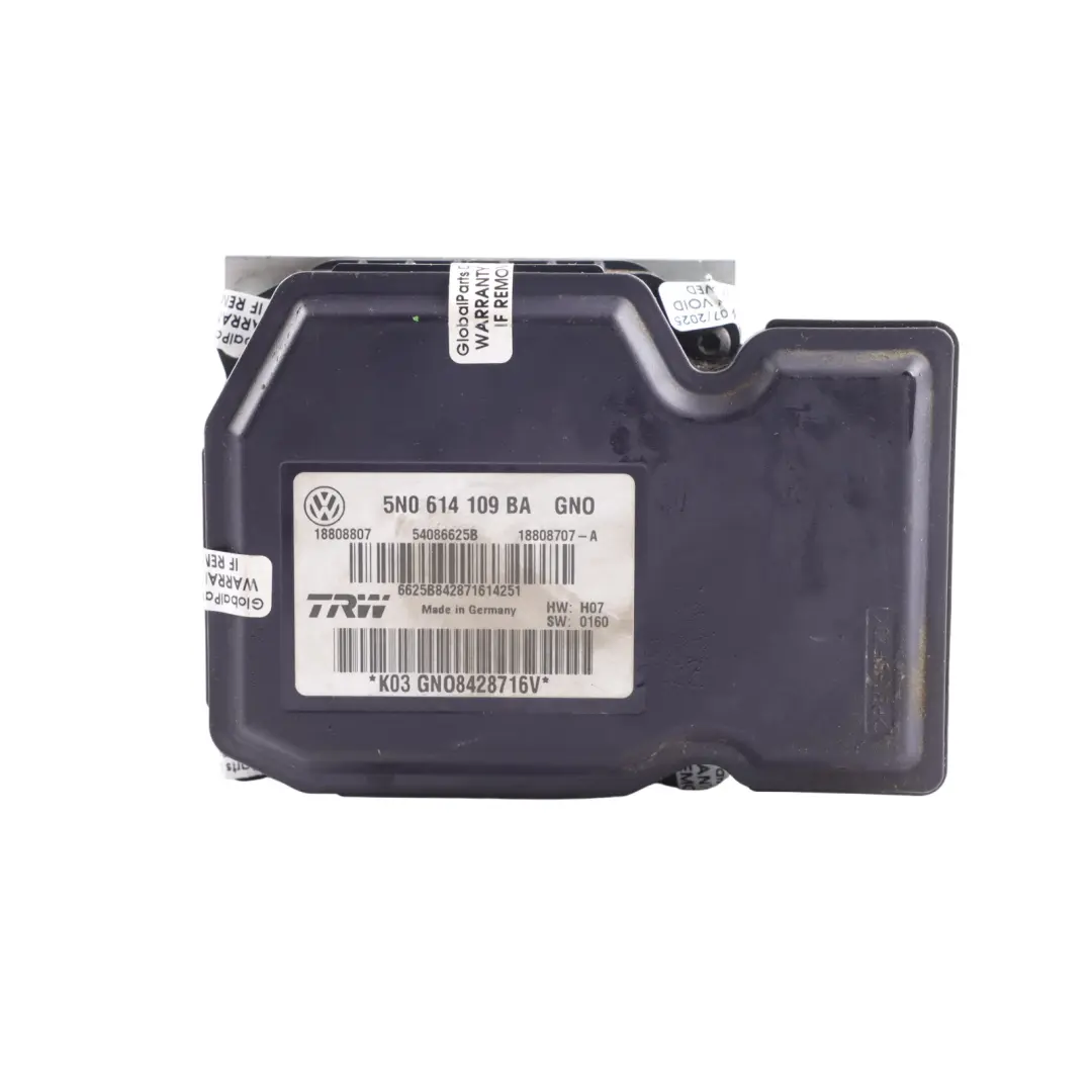 ABS Pump Wheel Braking Control Unit Module to Audi Q3 8U with Part number 5N0614109BA Audi Q3 8U ABS Pump Wheel Braking Control Unit Module - SKU 5N0614109BA - Part number 5N0614109BA