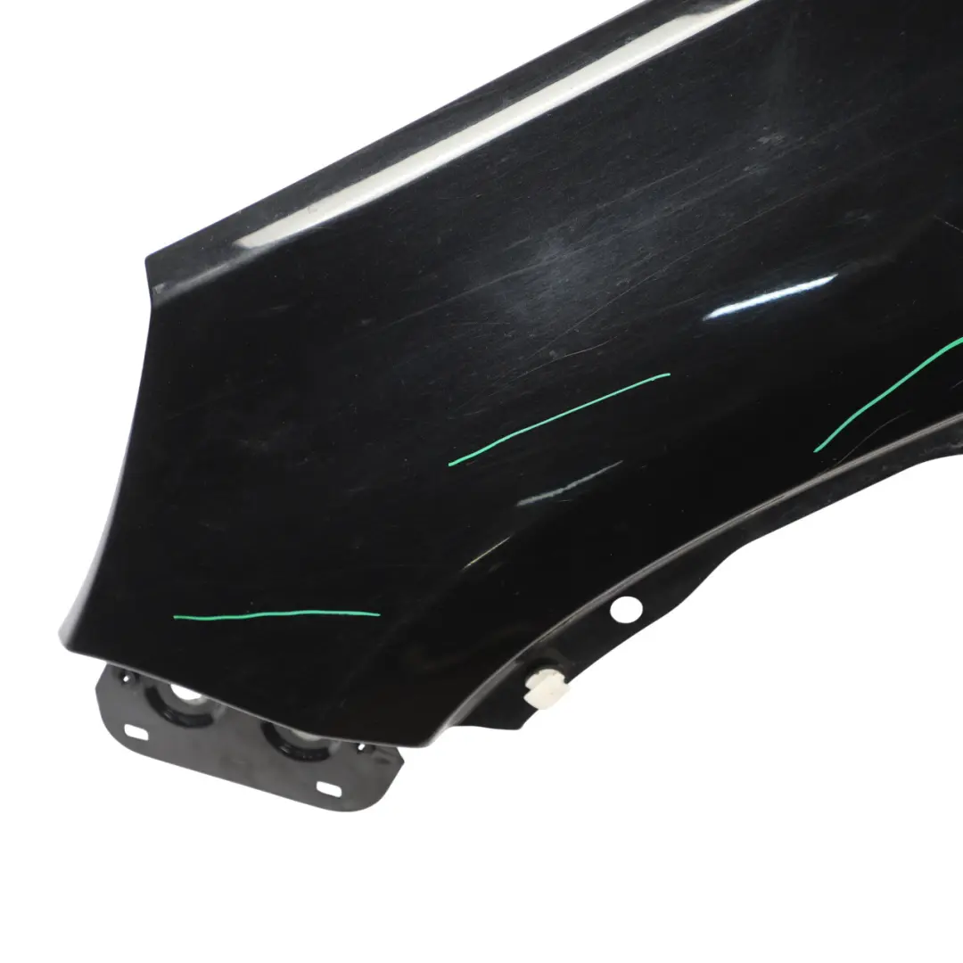 VW Volkswagen Tiguan 5N Front Left N/S Wing Fender Panel Side Deep Black - C9X - SKU 5N0821105A-DBL - Part number 5N0821105A