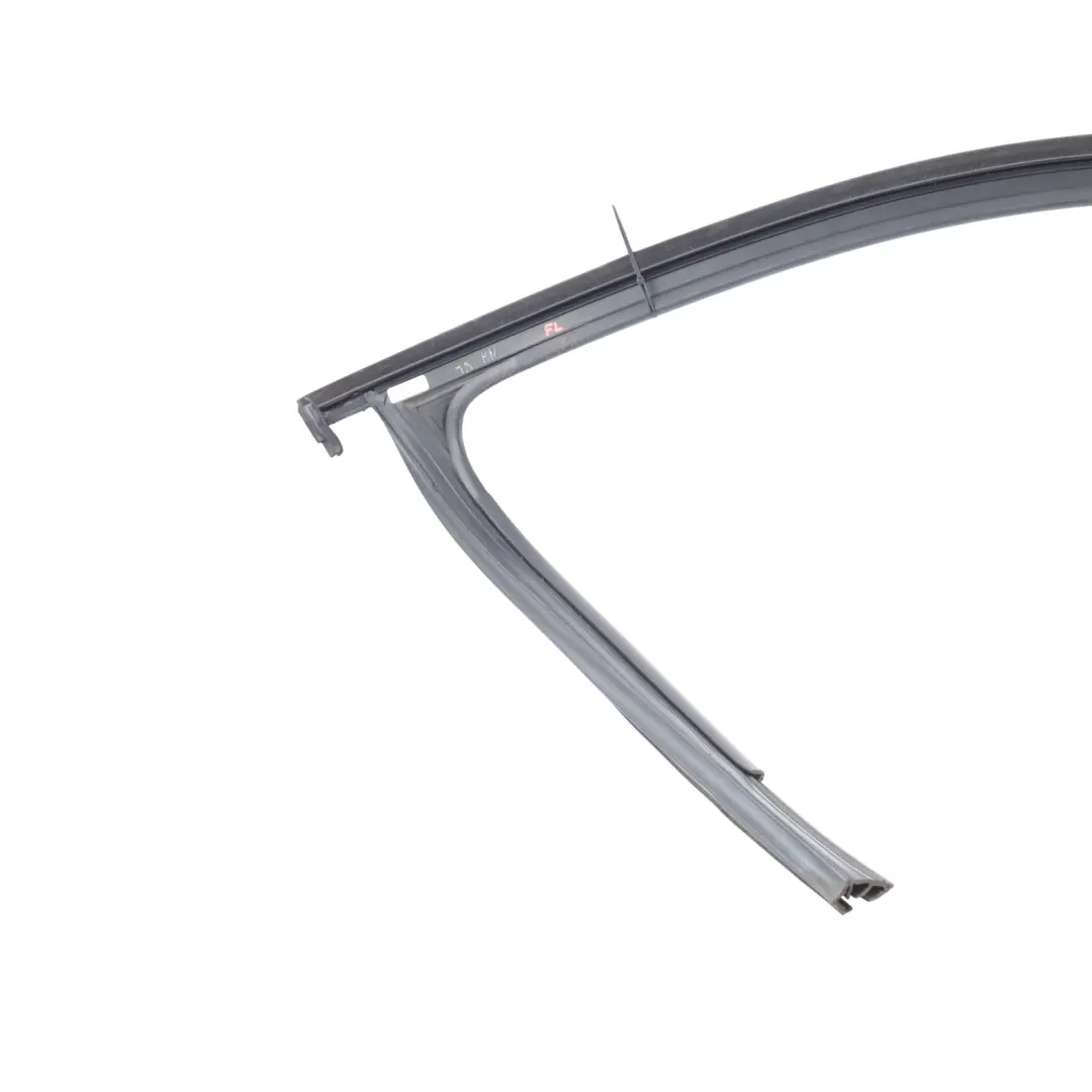 Front Window Strip Door Frame Chrome Left N/S to Volkswagen Tiguan 5N with Part number 5N0837431 Volkswagen Tiguan 5N Front Window Strip Door Frame Chrome Left N/S - SKU 5N0837431 - Part number 5N0837431