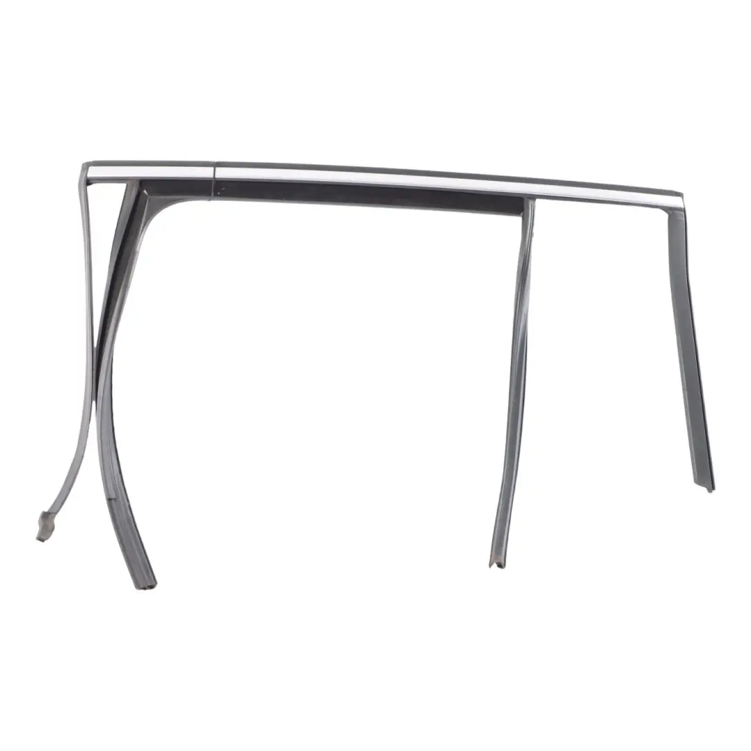 VW Tiguan 5N Rear Window Frame Guide Rail Seal Left N/S Gasket Chrome - SKU 5N0839431H-1 - Part number 5N0839431H