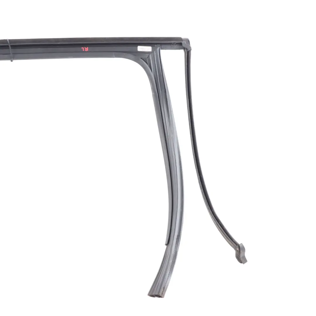 VW Tiguan 5N Rear Window Frame Guide Rail Seal Left N/S Gasket Chrome - SKU 5N0839431H-1 - Part number 5N0839431H