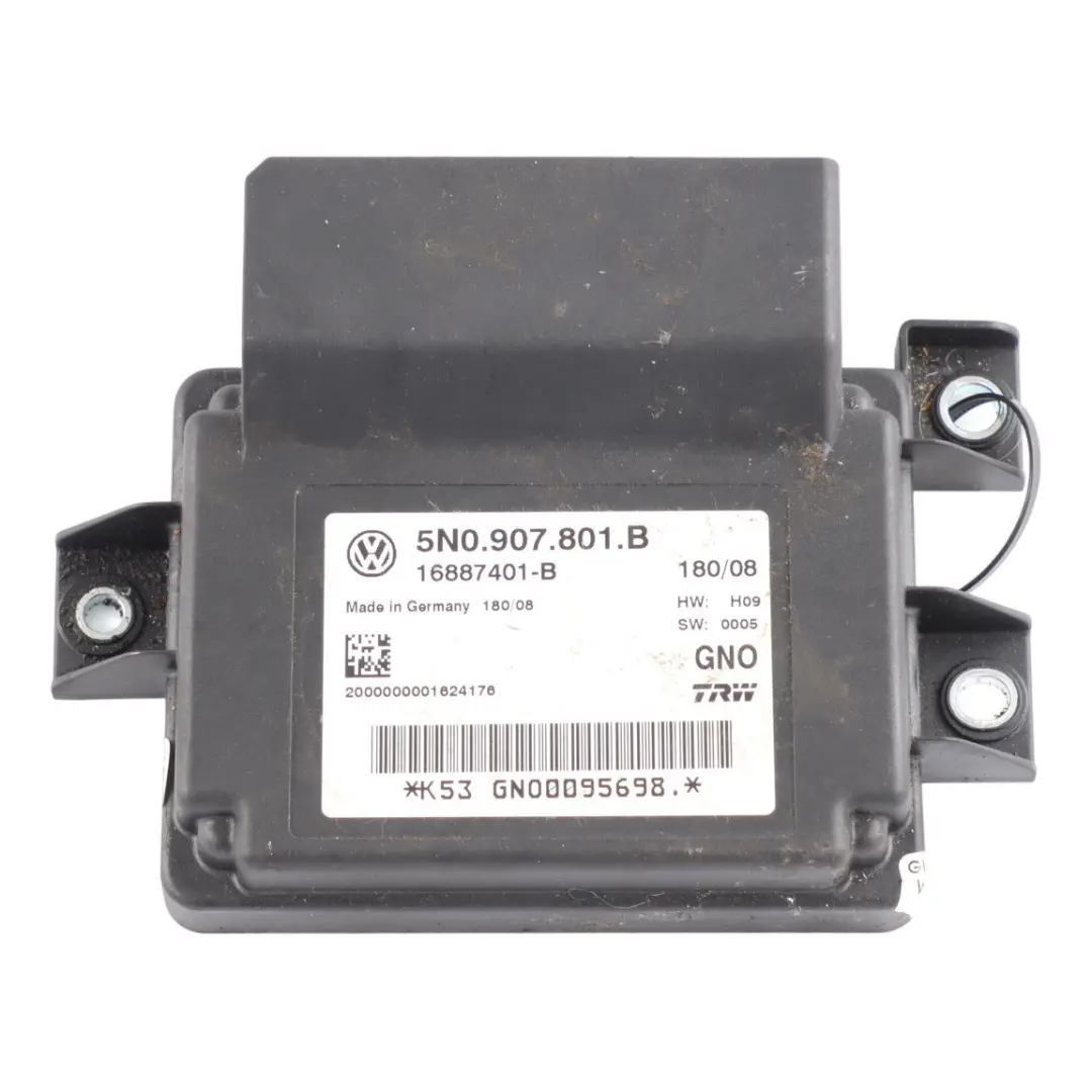 Parking Brake Handbrake Module Control Unit to VW Volkswagen Tiguan 5N with Part number 5N0907801B VW Volkswagen Tiguan 5N Parking Brake Handbrake Module Control Unit - SKU 5N0907801B - Part number 5N0907801B
