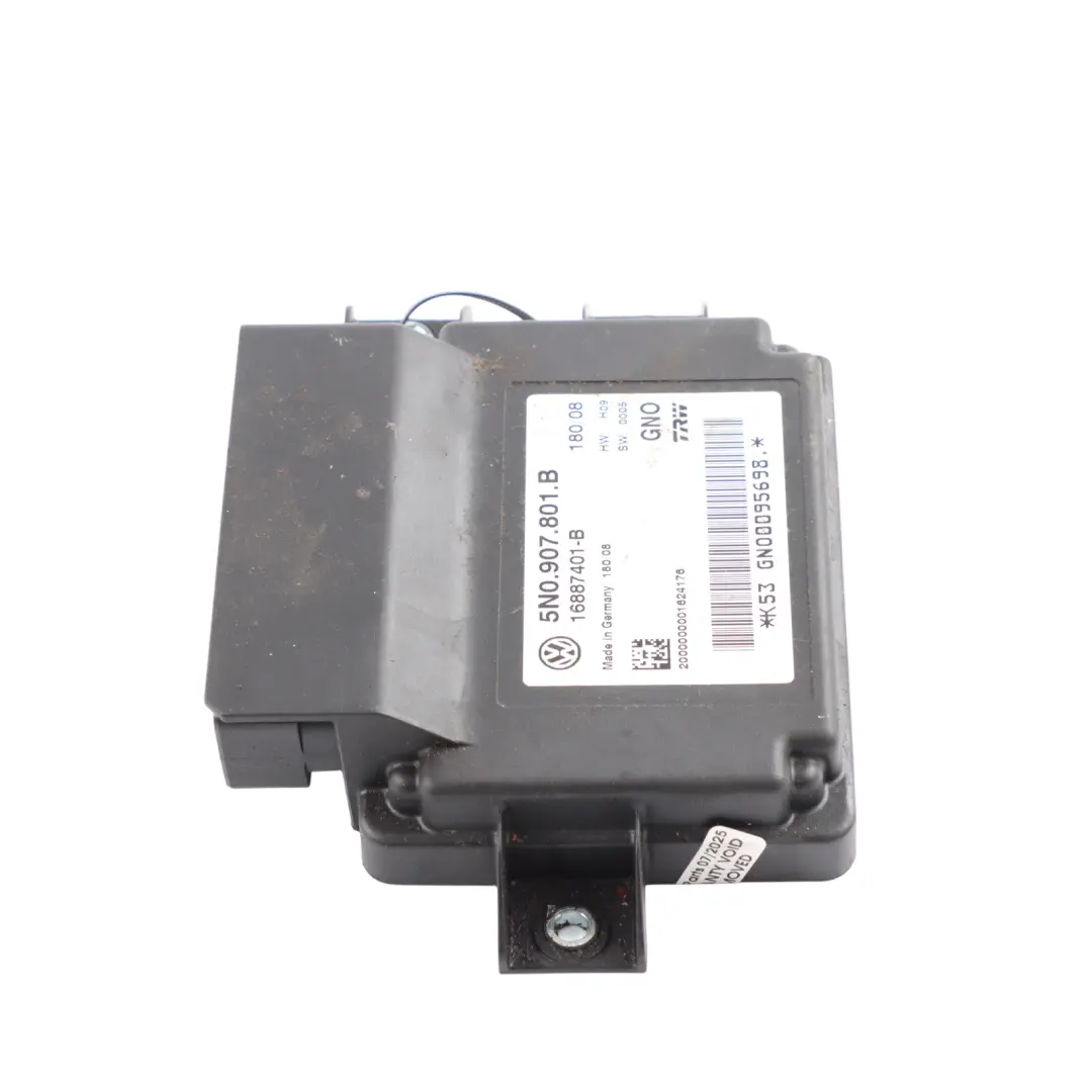 Parking Brake Handbrake Module Control Unit to VW Volkswagen Tiguan 5N with Part number 5N0907801B VW Volkswagen Tiguan 5N Parking Brake Handbrake Module Control Unit - SKU 5N0907801B - Part number 5N0907801B