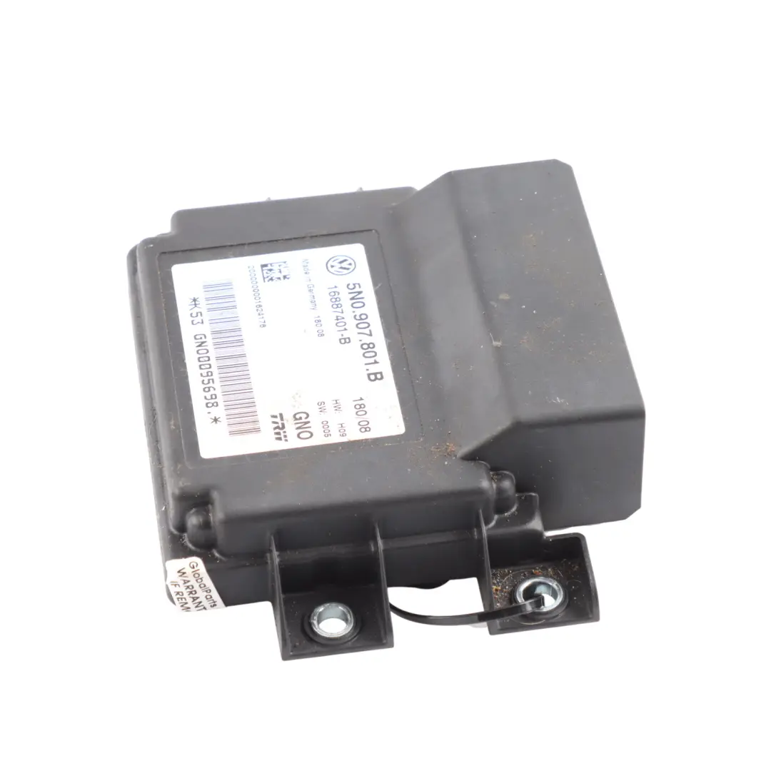 Parking Brake Handbrake Module Control Unit to VW Volkswagen Tiguan 5N with Part number 5N0907801B VW Volkswagen Tiguan 5N Parking Brake Handbrake Module Control Unit - SKU 5N0907801B - Part number 5N0907801B