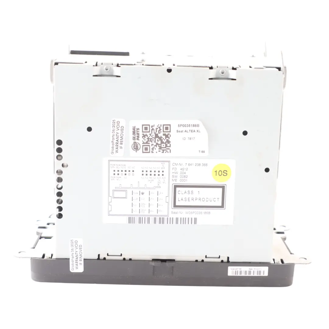 Seat Altea Multimedia Radio CD Player Head Unit Controller - SKU 5P0035186B - Part number 5P0035186B