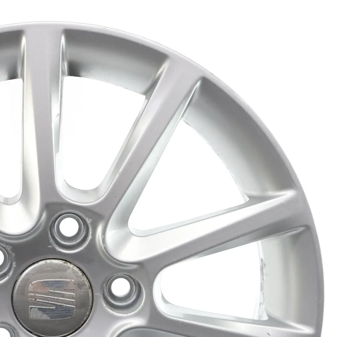 Seat Altea XL Jante Alliage 5 Branches Doubles Argent 16" 6,5J ET:50 - SKU 5P0601025J-1 - Numéro de pièce 5P0601025J