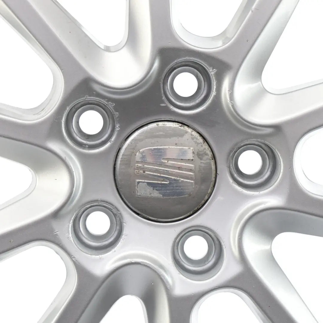 Seat Altea XL Jante Alliage 5 Branches Doubles Argent 16" 6,5J ET:50 - SKU 5P0601025J-1 - Numéro de pièce 5P0601025J