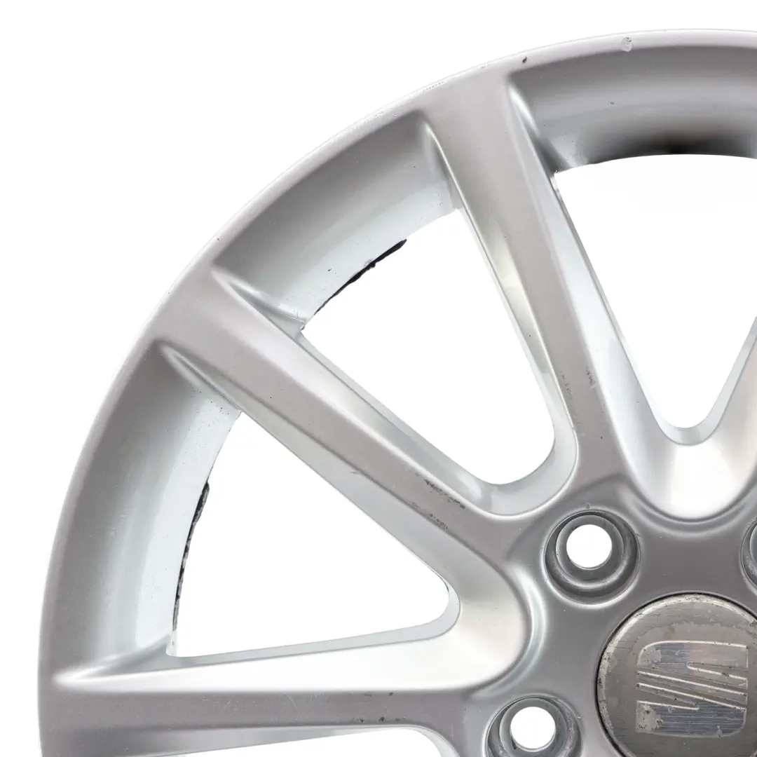Seat Altea XL Alloy Wheel Rim 5 Double Spoke Silver 16" 6,5J ET:50 - SKU 5P0601025J-2 - Part number 5P0601025J