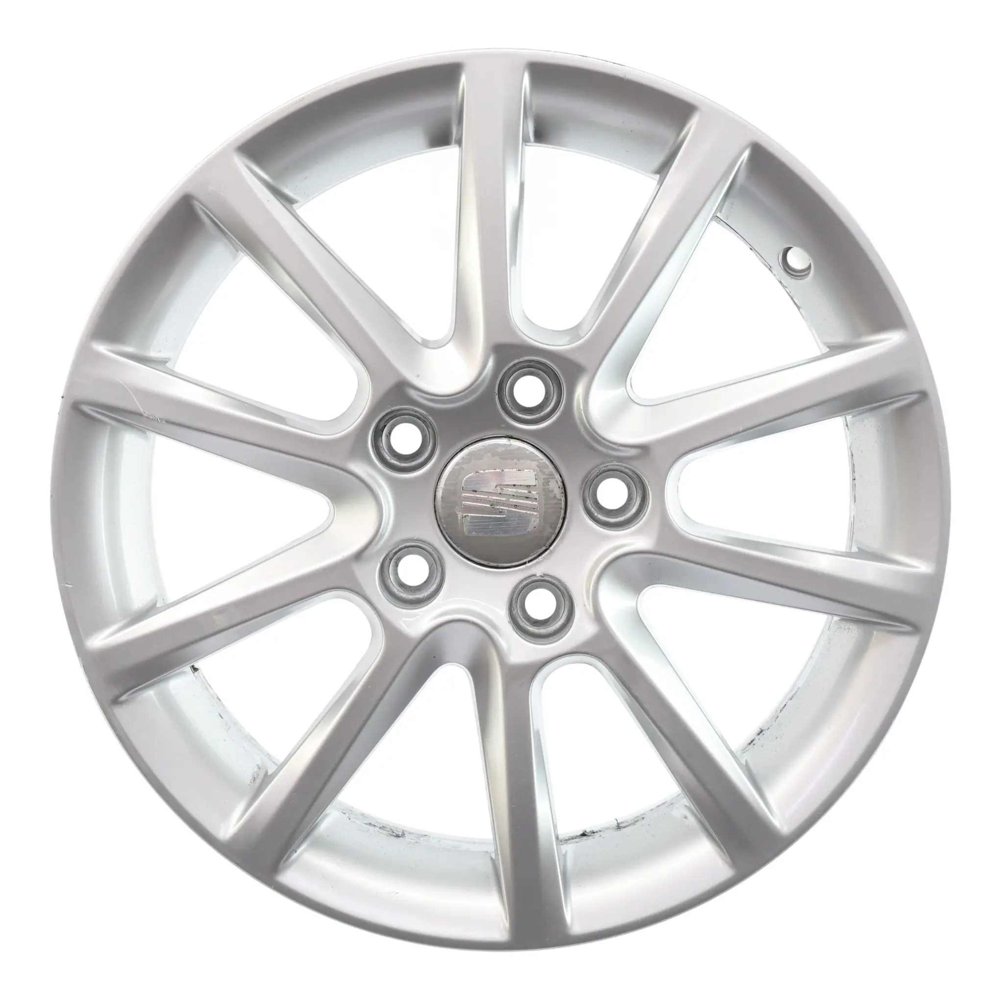 Seat Altea XL Alloy Wheel Rim 5 Double Spoke Silver 16" 6,5J ET:50 5P0601025J