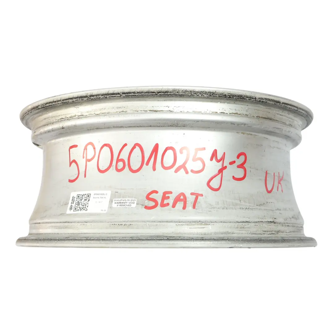 Seat Altea XL Alloy Wheel Rim 5 Double Spoke Silver 16" 6,5J ET:50 - SKU 5P0601025J-3 - Part number 5P0601025J