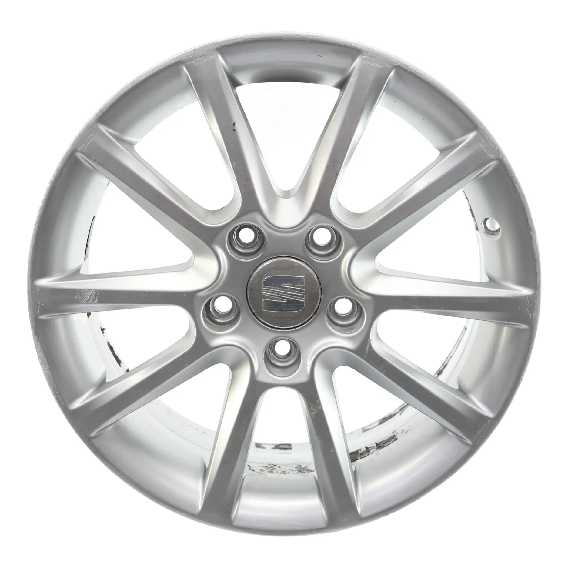 Seat Altea XL Wheel Rim Alloy Silver 16" 6,5J ET:50 5 Double Spoke 5P0601025J