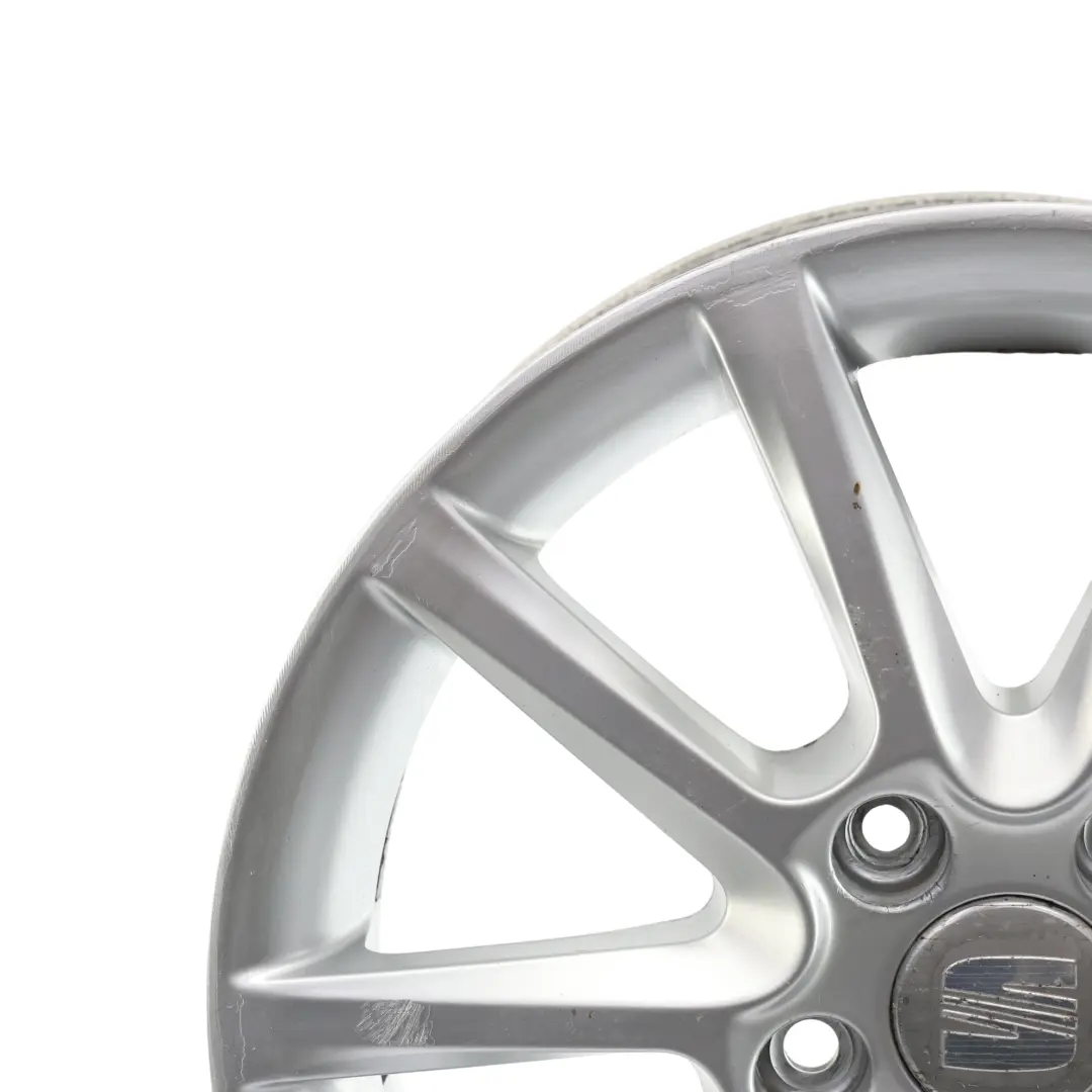 Seat Altea XL Wheel Rim Alloy Silver 16" 6,5J ET:50 5 Double Spoke - SKU 5P0601025J-4 - Part number 5P0601025J