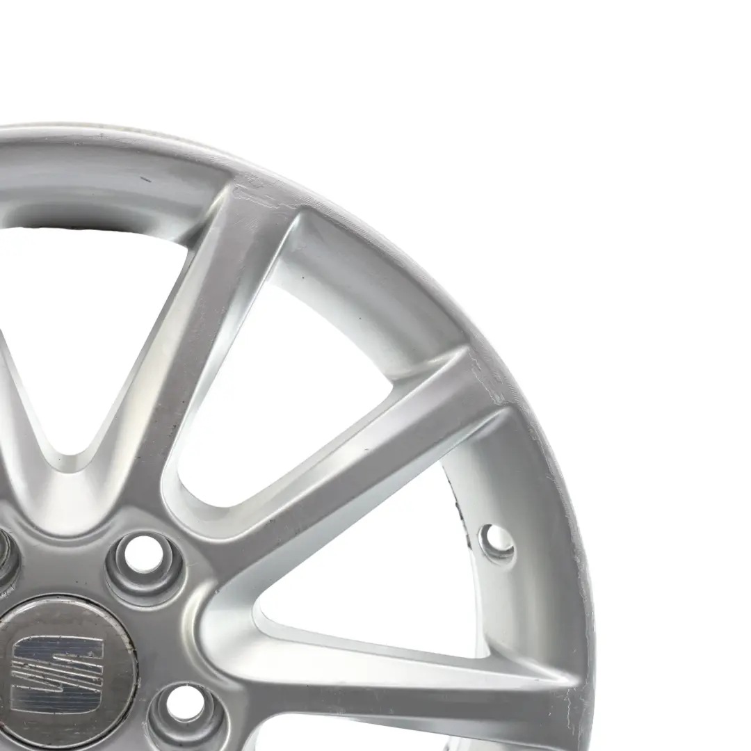 Seat Altea XL Wheel Rim Alloy Silver 16" 6,5J ET:50 5 Double Spoke - SKU 5P0601025J-4 - Part number 5P0601025J