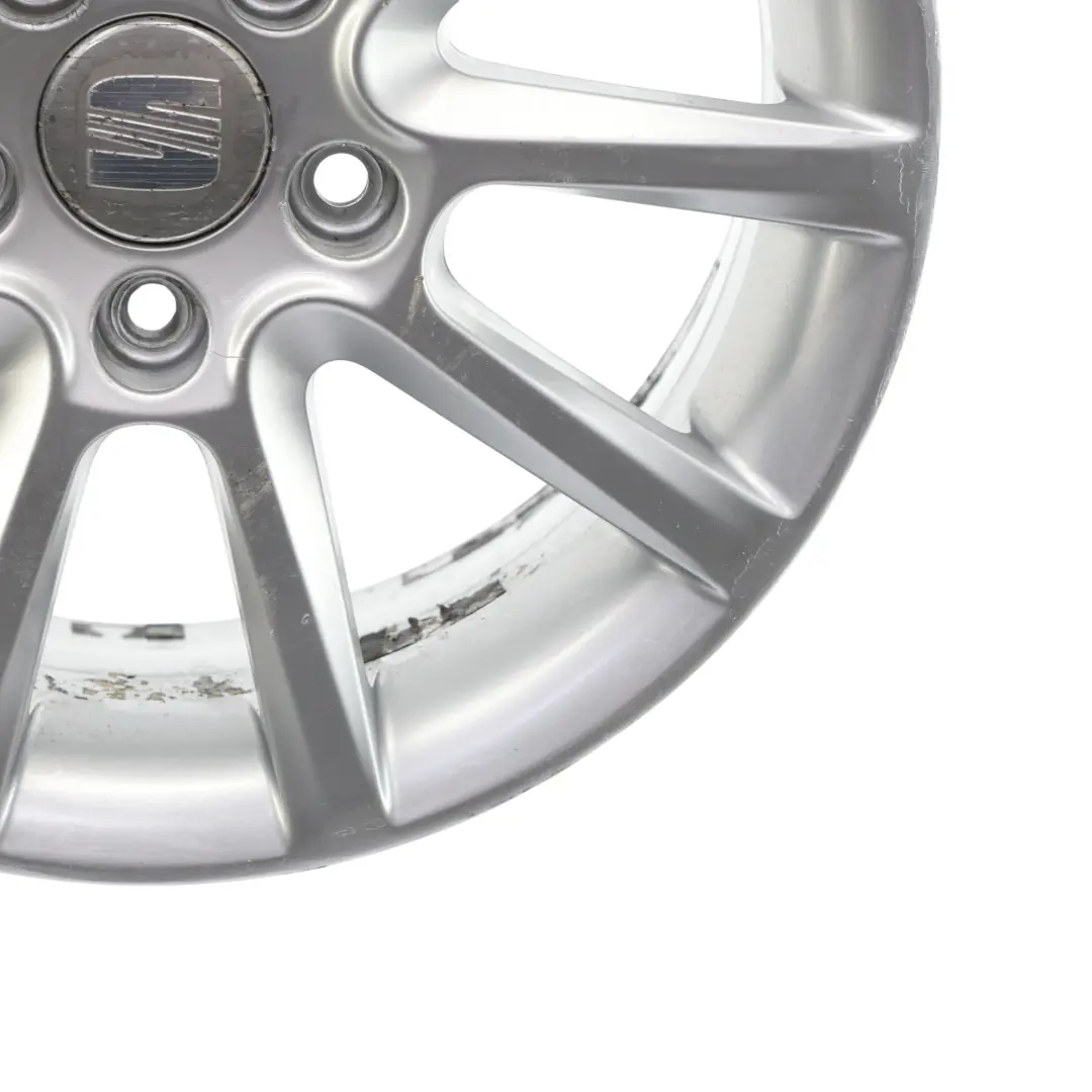 Rim Alloy Silver 16" 6,5J ET:50 5 Double Spoke to Seat Altea XL Wheel with Part number 5P0601025J Seat Altea XL Wheel Rim Alloy Silver 16" 6,5J ET:50 5 Double Spoke - SKU 5P0601025J-4 - Part number 5P0601025J