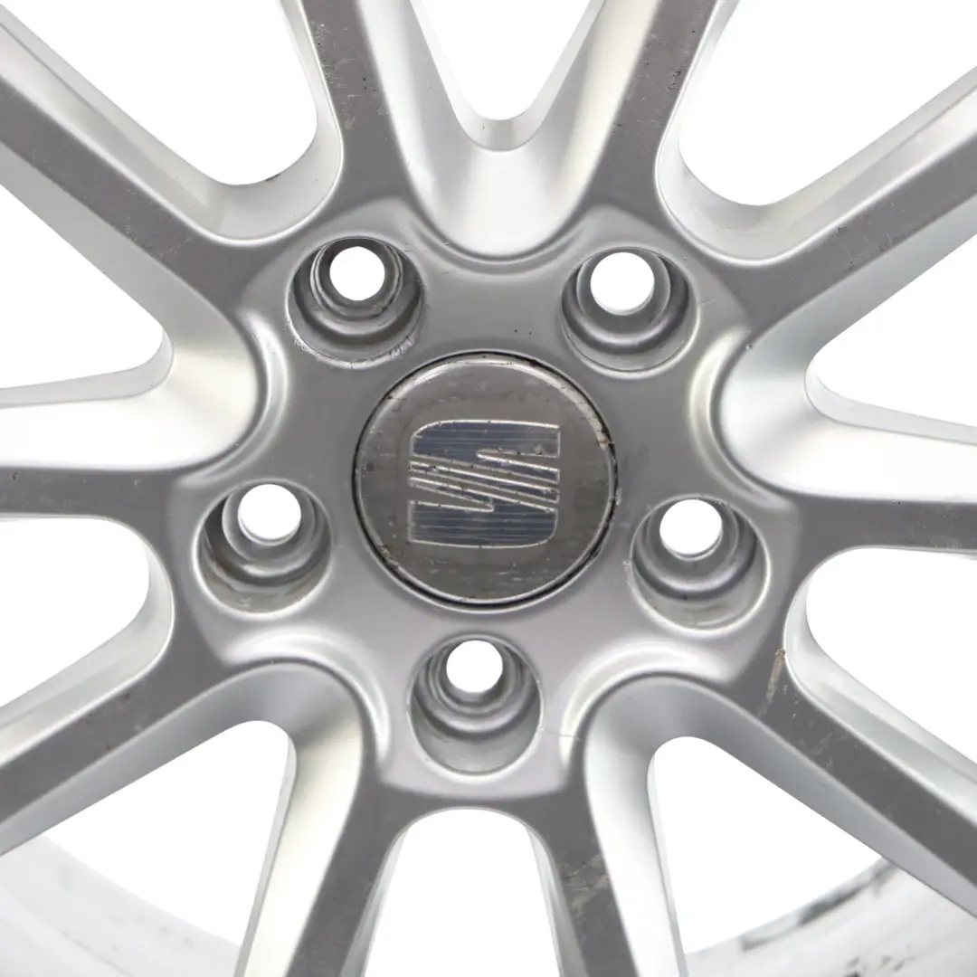 Seat Altea XL Wheel Rim Alloy Silver 16" 6,5J ET:50 5 Double Spoke - SKU 5P0601025J-4 - Part number 5P0601025J