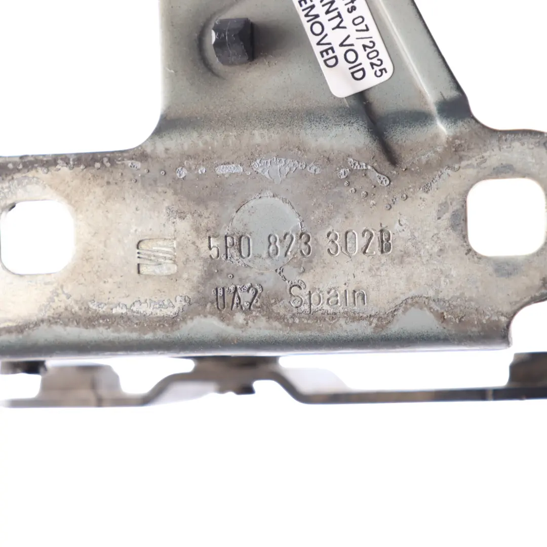 Bonnet Hinge Right O/S Hood Opening Hinge Phantom Black - Z9Y to Seat Altea XL with Part number 5P0823302B Seat Altea XL Bonnet Hinge Right O/S Hood Opening Hinge Phantom Black - Z9Y - SKU 5P0823302B-PHB - Part number 5P0823302B