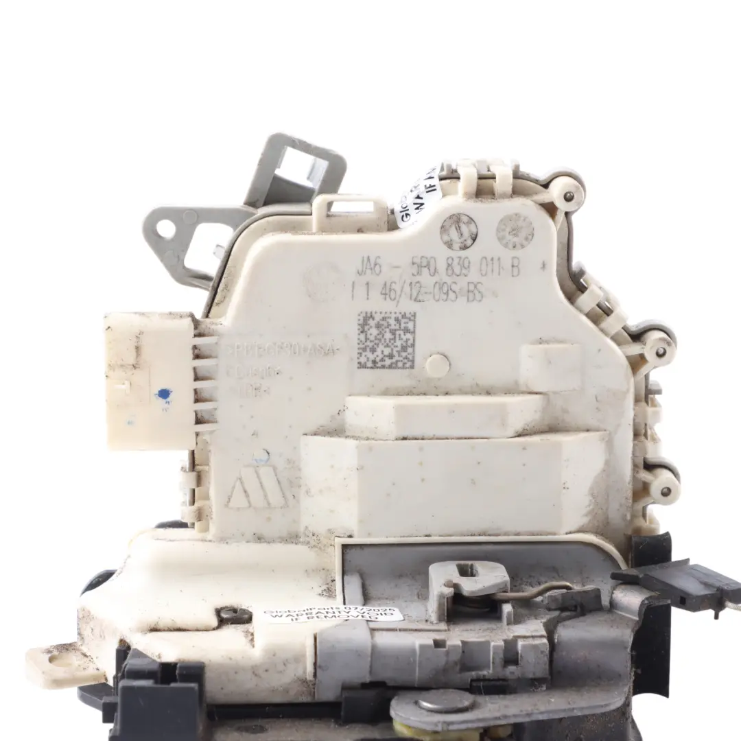 Left N/S Door Lock Latch Mechanism Actuator to Seat Altea XL Rear with Part number 5P0839011B Seat Altea XL Rear Left N/S Door Lock Latch Mechanism Actuator - SKU 5P0839011B - Part number 5P0839011B